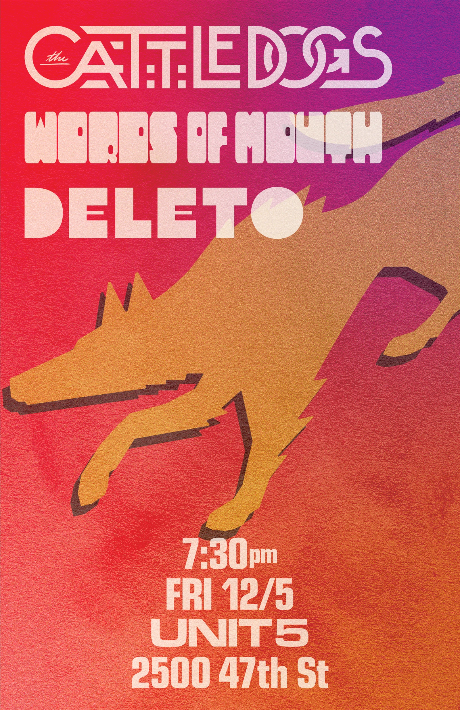 The Cattledogs — Unit 5 poster