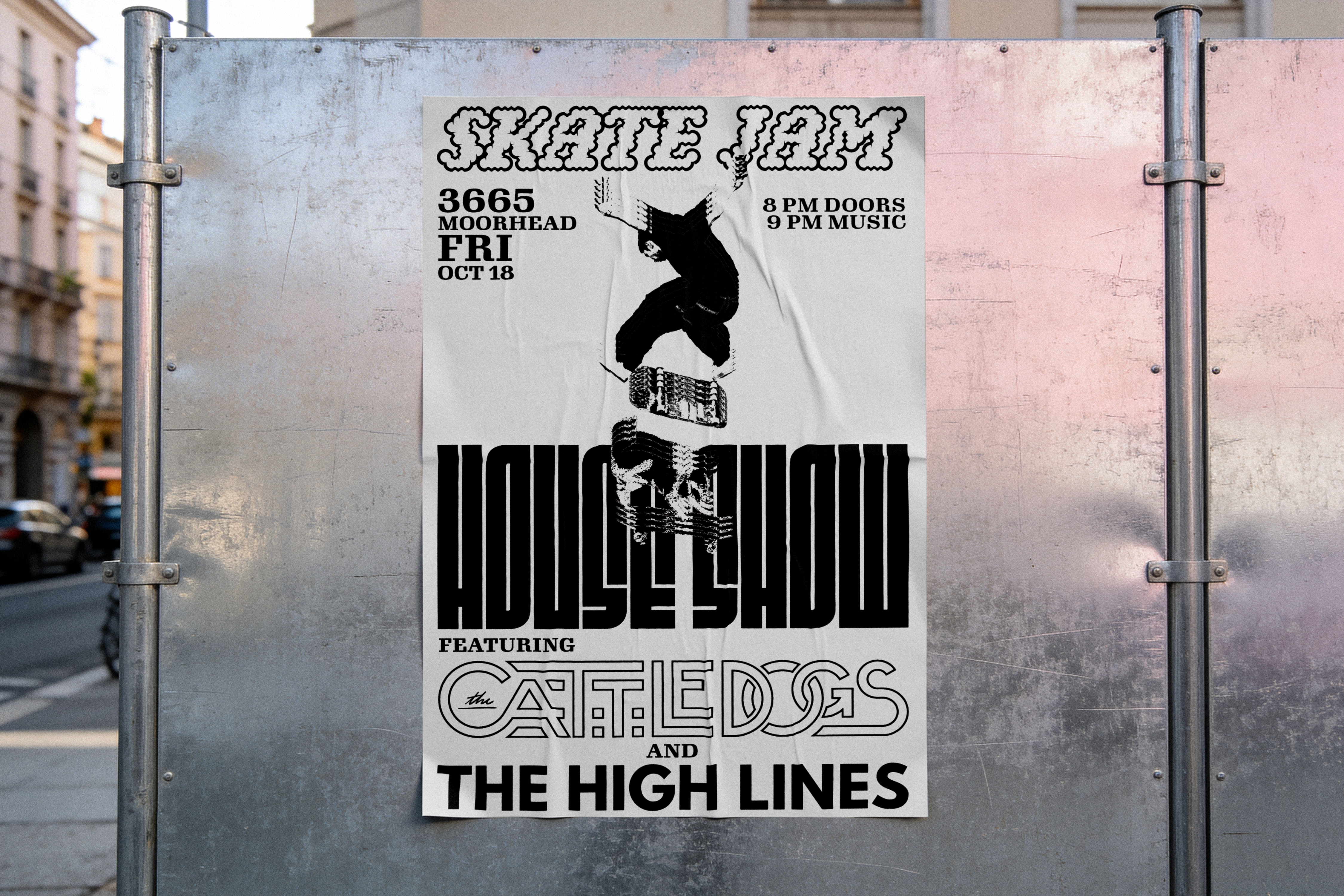 The Cattledogs — tabloid show poster